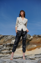Load image into Gallery viewer, Claudia Blazer White Leather