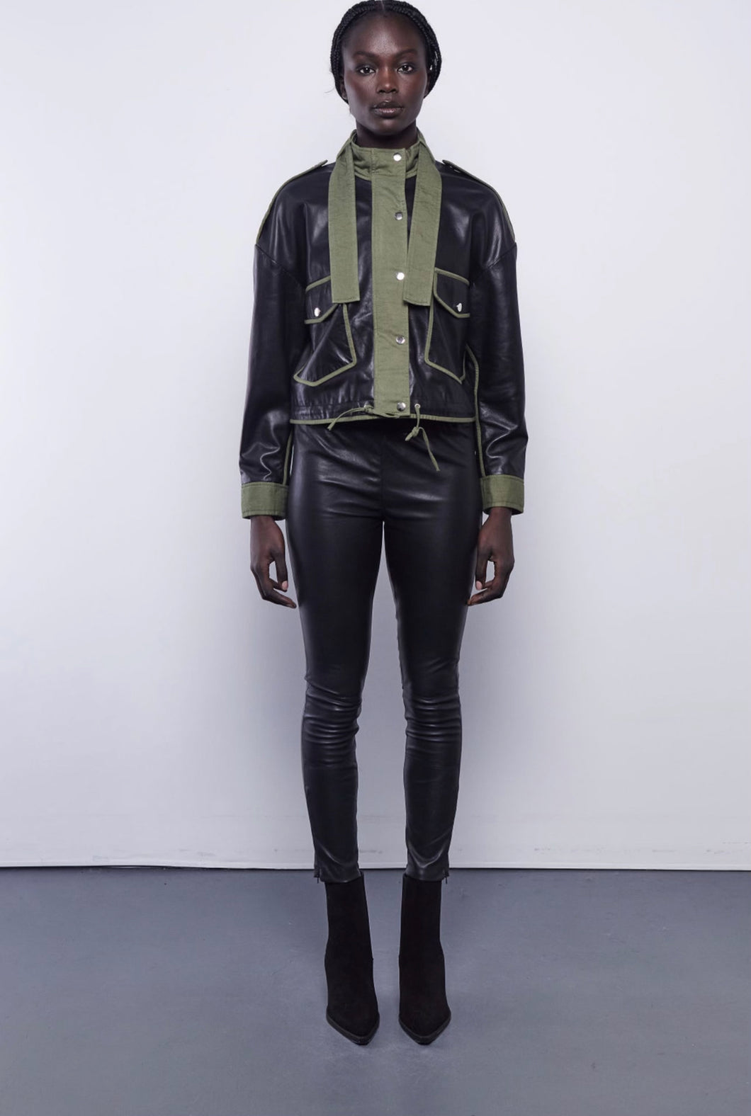 Crop Army Jacket