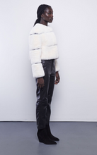 Load image into Gallery viewer, Kate Cropped Faux Fur Coat
