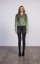 Load image into Gallery viewer, Avery Biker Olive Ombré
