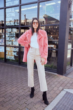 Load image into Gallery viewer, Long Faux Fur Coat in Candy
