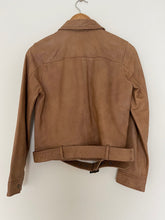 Load image into Gallery viewer, Moto Biker Jacket - Vintage Tan
